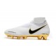 Nike Phantom Vision Elite DF FG Chaussures de Football - Blanc Or