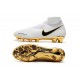 Nike Phantom Vision Elite DF FG Chaussures de Football - Blanc Or