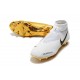 Nike Phantom Vision Elite DF FG Chaussures de Football - Blanc Or