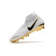 Nike Phantom Vision Elite DF FG Chaussures de Football - Blanc Or