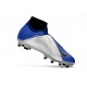 Nike Phantom Vision Elite DF FG Chaussures de Football - Bleu Noir Argent