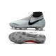 Nike Phantom Vision Elite DF FG Chaussures de Football - Gris Rouge