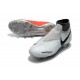 Nike Phantom Vision Elite DF FG Chaussures de Football - Gris Rouge