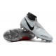 Nike Phantom Vision Elite DF FG Chaussures de Football - Gris Rouge