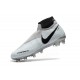 Nike Phantom Vision Elite DF FG Chaussures de Football - Gris Rouge