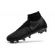 Nike Phantom Vision Elite DF FG Chaussures de Football - Tout Noir