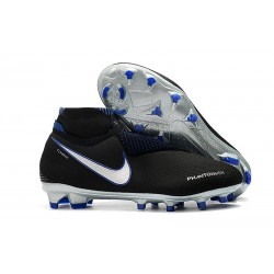 Nike Phantom Vision Elite DF FG Chaussures de Football - Noir Bleu