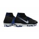 Nike Phantom Vision Elite DF FG Chaussures de Football - Noir Bleu