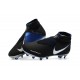 Nike Phantom Vision Elite DF FG Chaussures de Football - Noir Bleu