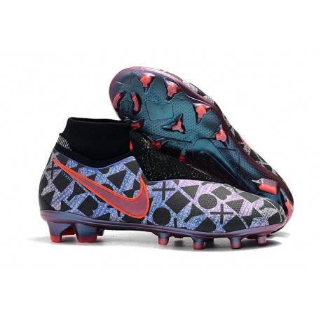 Nike x EA Sports Phantom Vision Elite DF FG - Bleu Noir Rouge