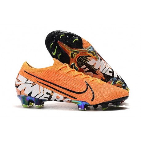 Crampons Nouveaux Nike Mercurial Vapor 13 Elite FG - Orange