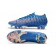 Crampons Nouveaux Nike Mercurial Vapor 13 Elite FG - Bleu Rouge