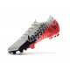 Crampons Neymar Nike Mercurial Vapor 13 Elite FG -Chromé Noir Rouge Platine