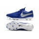 Nike Crampons Nouvelles Tiempo Legend VIII Elite FG Bleu Blanc