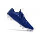 Nike Crampons Nouvelles Tiempo Legend VIII Elite FG Bleu Blanc