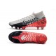 Neymar Nike Mercurial Superfly VII Elite FG Chromé Noir Rouge Platine