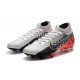 Neymar Nike Mercurial Superfly VII Elite FG Chromé Noir Rouge Platine