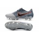 Nike Nouvelles Crampon Phantom Venom Elite FG Gris Loup Noir Bleu