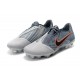 Nike Nouvelles Crampon Phantom Venom Elite FG Gris Loup Noir Bleu