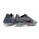 Nike Nouvelles Crampon Phantom Venom Elite FG Gris Loup Noir Bleu