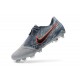 Nike Nouvelles Crampon Phantom Venom Elite FG Gris Loup Noir Bleu