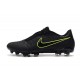 Nike Nouvelles Crampon Phantom Venom Elite FG Noir Volt