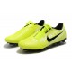 Nike Nouvelles Crampon Phantom Venom Elite FG Volt Blanc Obsidienne