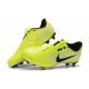 Nike Nouvelles Crampon Phantom Venom Elite FG Volt Blanc Obsidienne