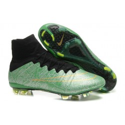 Nike Nouvel Chaussure Mercurial Superfly CR7 FG ACC Vert Noir