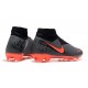 Chaussures de Foot Nike Phantom Vision Elite FG Noir Cramoisi