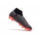 Chaussures de Foot Nike Phantom Vision Elite FG Noir Cramoisi