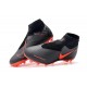 Chaussures de Foot Nike Phantom Vision Elite FG Noir Cramoisi