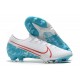 Crampons Nouveaux Nike Mercurial Vapor 13 Elite FG - Blanc Bleu