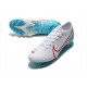 Crampons Nouveaux Nike Mercurial Vapor 13 Elite FG - Blanc Bleu