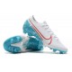 Crampons Nouveaux Nike Mercurial Vapor 13 Elite FG - Blanc Bleu