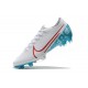 Crampons Nouveaux Nike Mercurial Vapor 13 Elite FG - Blanc Bleu