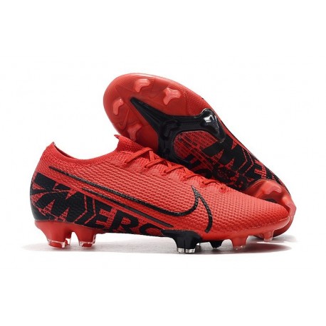 Crampons Nouveaux Nike Mercurial Vapor 13 Elite FG - Rouge Noir