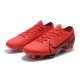 Crampons Nouveaux Nike Mercurial Vapor 13 Elite FG - Rouge Noir