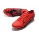 Crampons Nouveaux Nike Mercurial Vapor 13 Elite FG - Rouge Noir