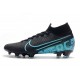 Chaussure Nike Mercurial Superfly VII Elite FG Noir Bleu