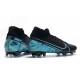 Chaussure Nike Mercurial Superfly VII Elite FG Noir Bleu