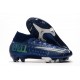 Chaussure Nike Dream Speed Mercurial Superfly VII Elite FG Bleu Blanc
