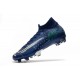 Chaussure Nike Dream Speed Mercurial Superfly VII Elite FG Bleu Blanc