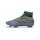 Nike Nouvel Chaussure Mercurial Superfly CR7 FG ACC Gris Bleu