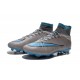 Nike Nouvel Chaussure Mercurial Superfly CR7 FG ACC Gris Bleu