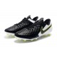 Nike Crampons Nouvelles Tiempo Legend VIII Elite FG Noir Blanc Volt