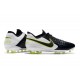 Nike Crampons Nouvelles Tiempo Legend VIII Elite FG Noir Blanc Volt