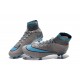 Nike Nouvel Chaussure Mercurial Superfly CR7 FG ACC Gris Bleu