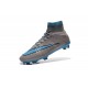 Nike Nouvel Chaussure Mercurial Superfly CR7 FG ACC Gris Bleu