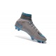 Nike Nouvel Chaussure Mercurial Superfly CR7 FG ACC Gris Bleu